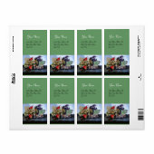 SEASON ' S FRUITS 1 - GRAPES EN PEARS - groen Etiket (Full Sheet)