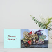 SEASON ' S FRUITS 1 - GRAPES EN PEARS KAART (Staand voorkant)