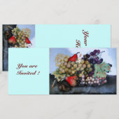 SEASON ' S FRUITS 1 - GRAPES EN PEARS KAART (Voorkant / Achterkant)