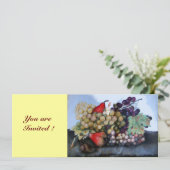 SEASON ' S FRUITS 1 - GRAPES EN PEARS KAART (Staand voorkant)