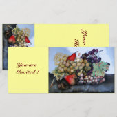 SEASON ' S FRUITS 1 - GRAPES EN PEARS KAART (Voorkant / Achterkant)