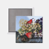 SEASON ' S FRUITS 1 - GRAPES EN PEARS MAGNEET (Voorkant / Achterkant)