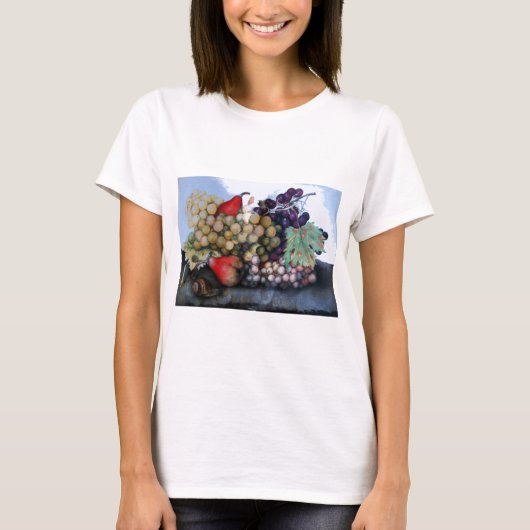 SEASON ' S FRUITS 1 - GRAPES EN PEARS T-SHIRT (Voorkant)