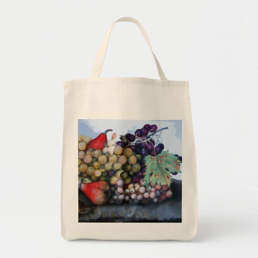 SEASON ' S FRUITS 1 - GRAPES EN PEARS TOTE BAG (Voorkant)