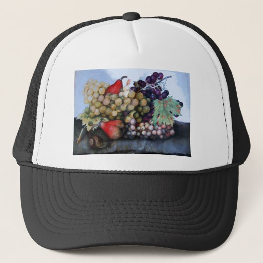 SEASON ' S FRUITS 1 - GRAPES EN PEARS TRUCKER PET (Voorkant)