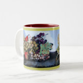 SEASON ' S FRUITS 1 - GRAPES EN PEARS TWEEKLEURIGE KOFFIEMOK (Voorkant links)