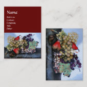 SEASON ' S FRUITS 1 - GRAPES EN PEARS VISITEKAARTJE (Voorkant / Achterkant)
