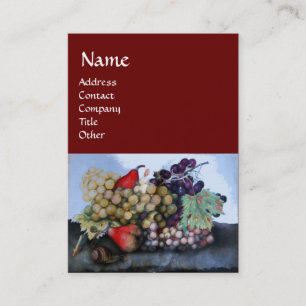 SEASON ' S FRUITS 1 - GRAPES EN PEARS VISITEKAARTJE