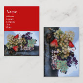 SEASON ' S FRUITS 1 - GRAPES EN PEARS VISITEKAARTJE (Voorkant / Achterkant)