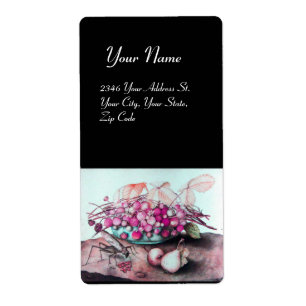 SEASON ' S FRUITS 3 / STRAWBERRIA EN PEARS ETIKET