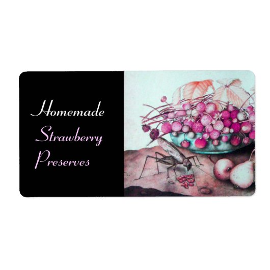 SEASON ' S FRUITS 3 / STRAWBERRIA EN PEARS ETIKET (Voorkant)