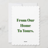 Season’s Greetings Flat Holiday Card Feestdagenkaart (Achterkant)