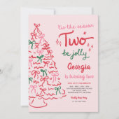 Season Two Celebrate Coquette Christmas Birthday Kaart (Voorkant)