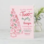 Season Two Celebrate Coquette Christmas Birthday Kaart (Staand voorkant)