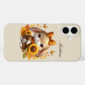 Seasonal bunny add name Case-Mate iPhone case (Achterkant (horizontaal))
