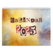 Seasonal Calendar with Artwork 2025  Kalender (Hoes)