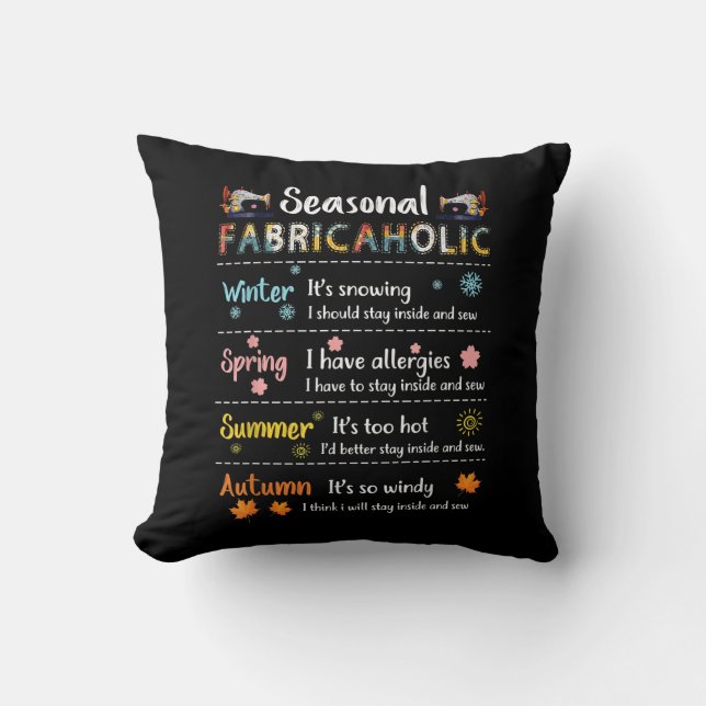 Seasonal Fabricaholic Winter Spring Kussen (Voorkant)