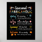 Seasonal Fabricaholic Winter Spring Poster (Voorkant)