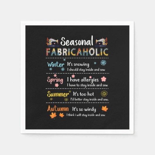 Seasonal Fabricaholic Winter Spring Servet (Voorkant)