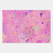 Seasonal Fruit Salad: Abstract Painting Inpakpapier Vel (Voorkant)