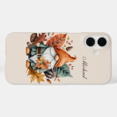 Seasonal gnome add name Case-Mate iPhone case (Achterkant (horizontaal))