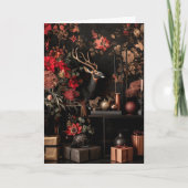 Seasonal Greeting Card • Luxe Christmas Aesthetic Kaart (Voorkant)