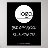 SEASONAL KORTING VERKOOP RETAIL LOGO BRAND BUSINES POSTER (Voorkant)