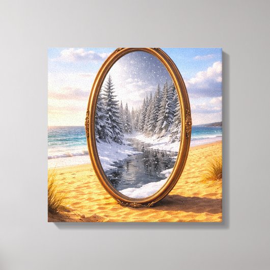 Seasonal Mirror Canvas Afdruk (Voorkant)