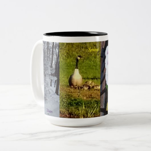 Seasonal mug tweekleurige koffiemok (Voorkant links)