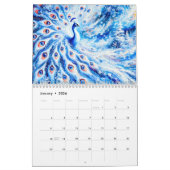 Seasonal Plumage – Botanical Peacocks Calendar Kalender (Jan 2026)