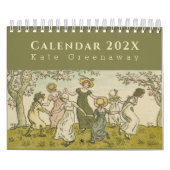  Seasons beroemd gemaakt door Kate Greenaway Flowe Kalender (Hoes)