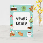 Seasons Eatings Kaart (Gele Bloem)