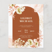 Seasons Fall Earthen Mix Boho Bloem Bruiloft (Voorkant)