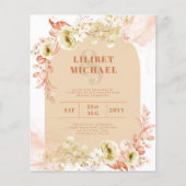 Seasons Fall Earthen Mix Boho Floral Wedding (Voorkant)