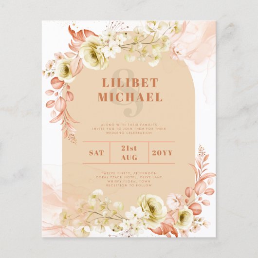 Seasons Fall Earthen Mix Boho Floral Wedding (Voorkant)