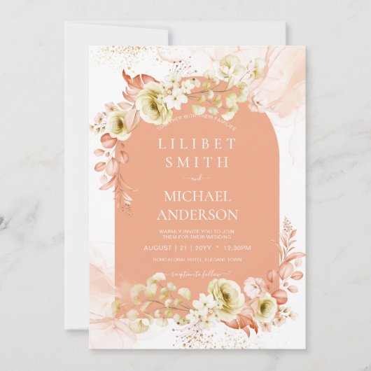 Seasons Fall Earthen Mix Boho Floral Wedding (Voorkant)