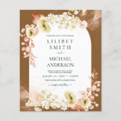 Seasons Fall Earthen Mix Boho Floral Wedding (Voorkant)