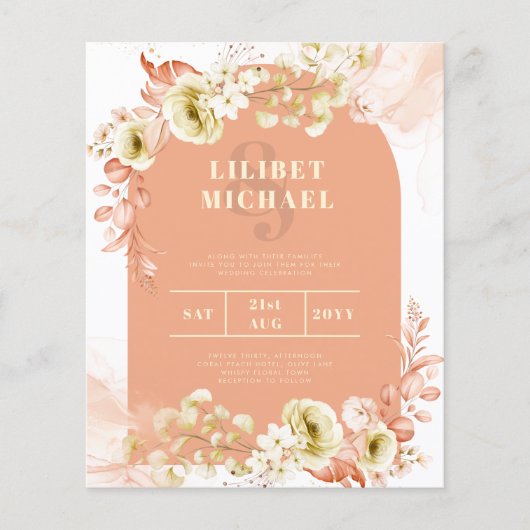 Seasons Fall Earthen Mix Boho Floral Wedding (Voorkant)
