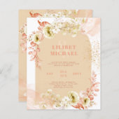 Seasons Fall Earthen Mix Boho Floral Wedding (Voorkant / Achterkant)