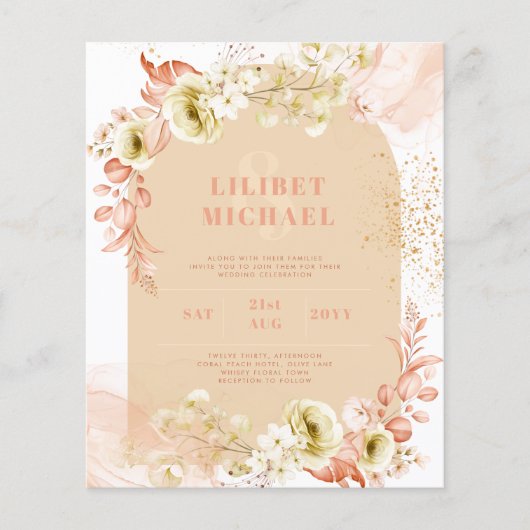 Seasons Fall Earthen Mix Boho Floral Wedding (Voorkant)