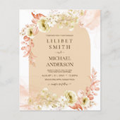 Seasons Fall Earthen Mix Boho Floral Wedding (Voorkant)