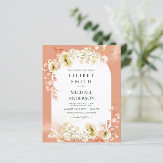 Seasons Fall Earthen Mix Boho Floral Wedding (Staand voorkant)