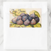 SEASON'S FRUITS / FIGS Behoud Canning Jar Rechthoekige Sticker (Tas)