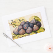 SEASON'S FRUITS / FIGS Behoud Canning Jar Rechthoekige Sticker (Envelop)