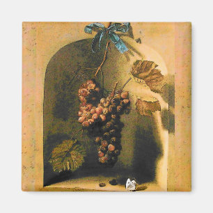 SEASON'S FRUITS - PROSPERITY HANGED GRAPES Rustic Magneet