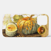 SEASON'S FRUITS/PUMPKINS MONOGRAM Case-Mate iPhone CASE (Achterkant (horizontaal))