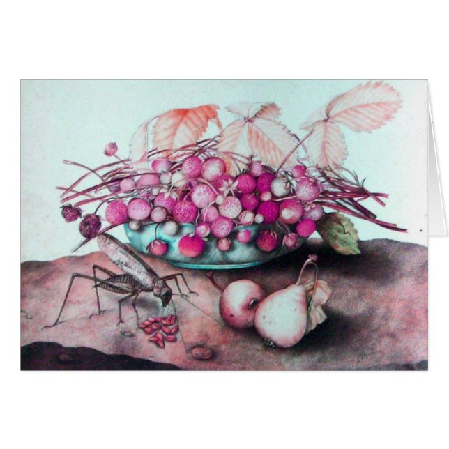 SEASON'S FRUITS/STRAWBERRIA EN PEARS (Voorkant Horizontaal)