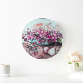 SEASON'S FRUITS , STRAWBERRIES PEARS EN CICADA GROTE KLOK (Huis)