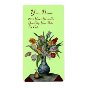 SEASON'S FRUITS - TINLIPS-groen Etiket