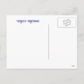 Seasons Greeting Holiday Bobcat Snow Feestdagenkaart (Achterkant)